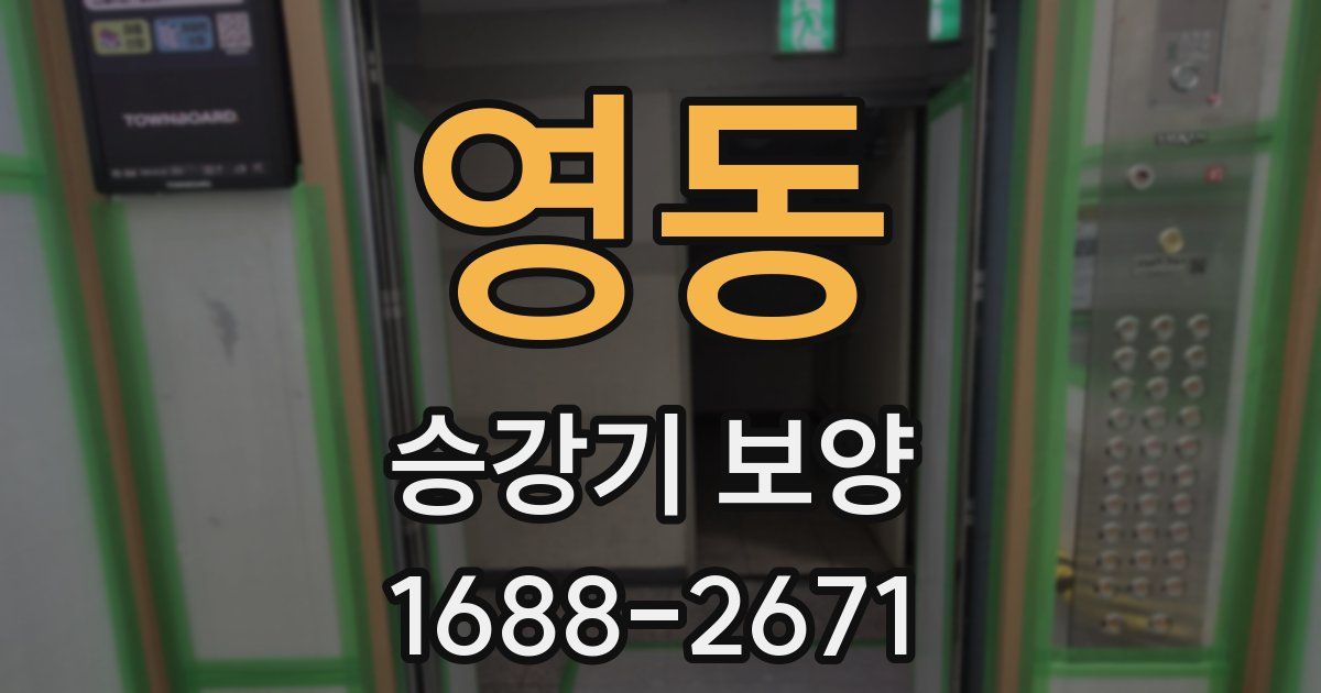영동 승강기 보양