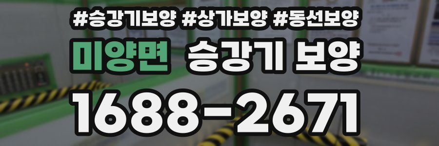 미양면 승강기 보양