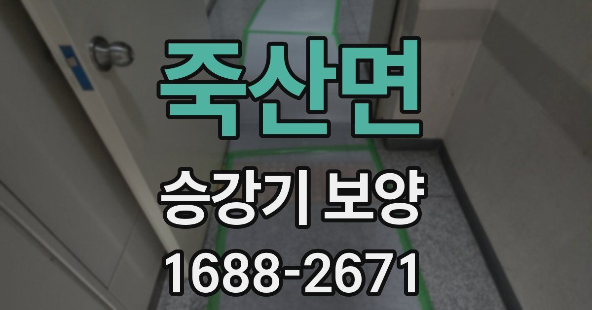 죽산면 승강기 보양