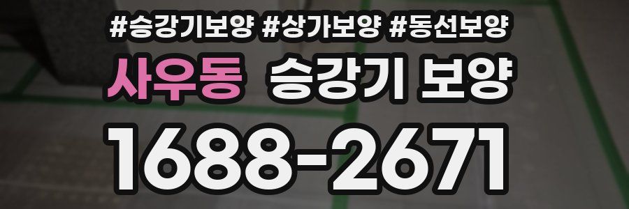 사우동 승강기 보양