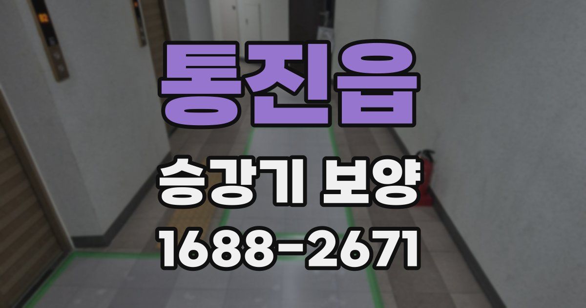 통진읍 승강기 보양