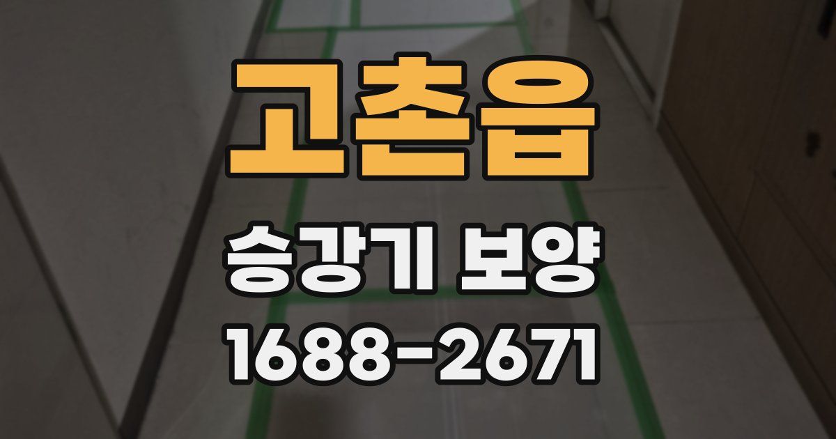 고촌읍 승강기 보양