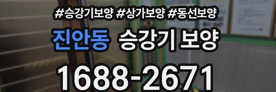 진안동 승강기 보양