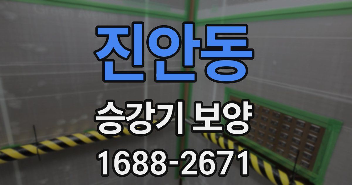 진안동 승강기 보양