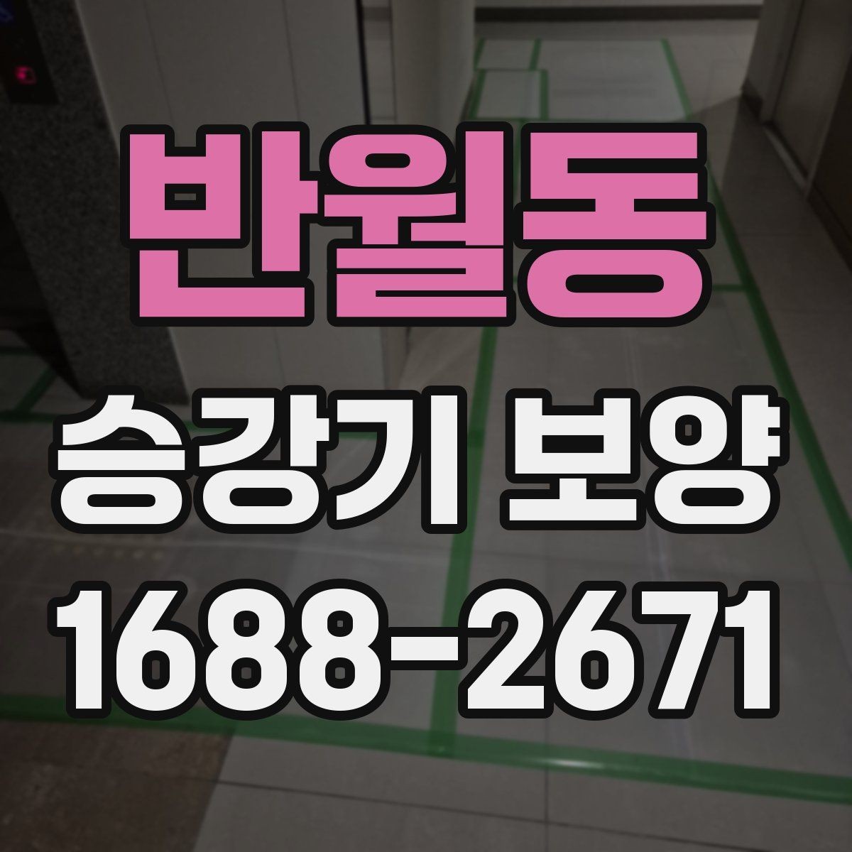 반월동 승강기 보양 견적을 볼 때 확인할 부분