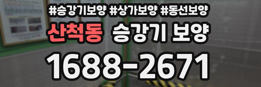 산척동 승강기 보양