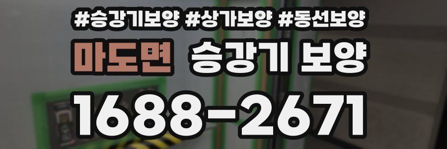 마도면 승강기 보양