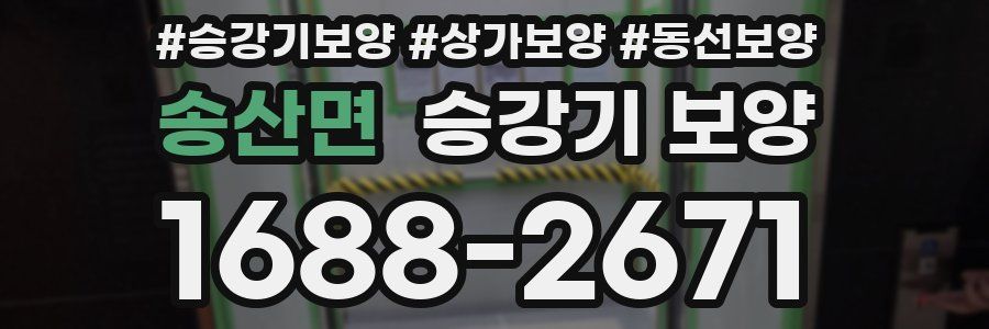 송산면 승강기 보양