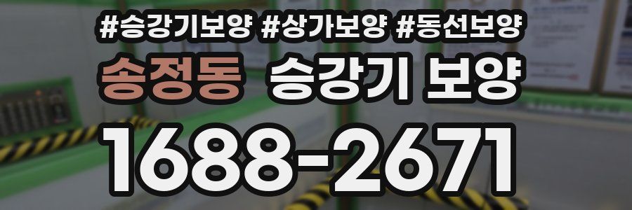 송정동 승강기 보양