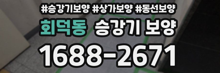 회덕동 승강기 보양