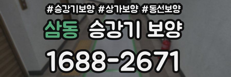 삼동 승강기 보양