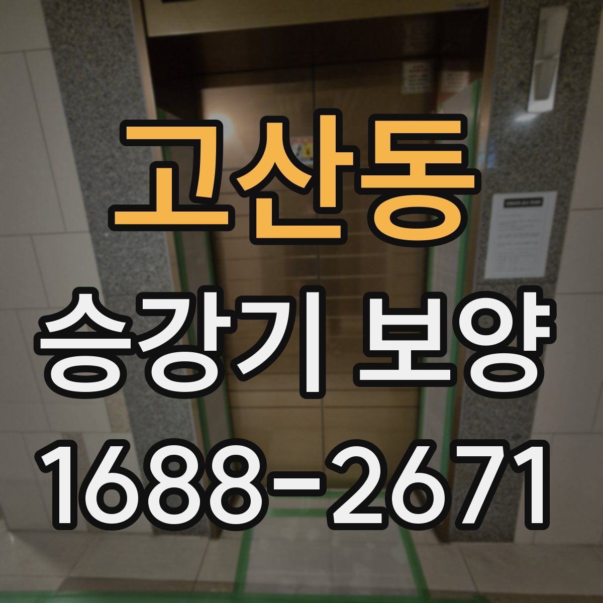 고산동 승강기 보양 현장에서 흔한 실수와 예방법