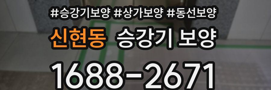 신현동 승강기 보양