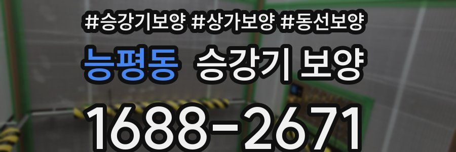 능평동 승강기 보양