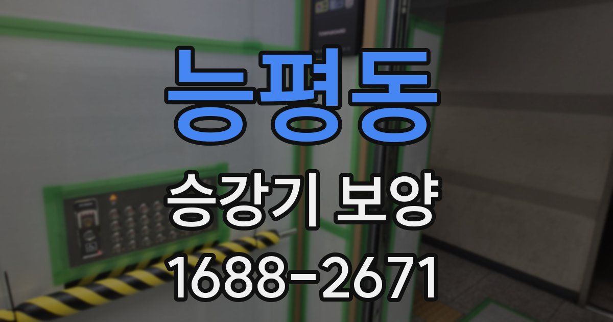 능평동 승강기 보양