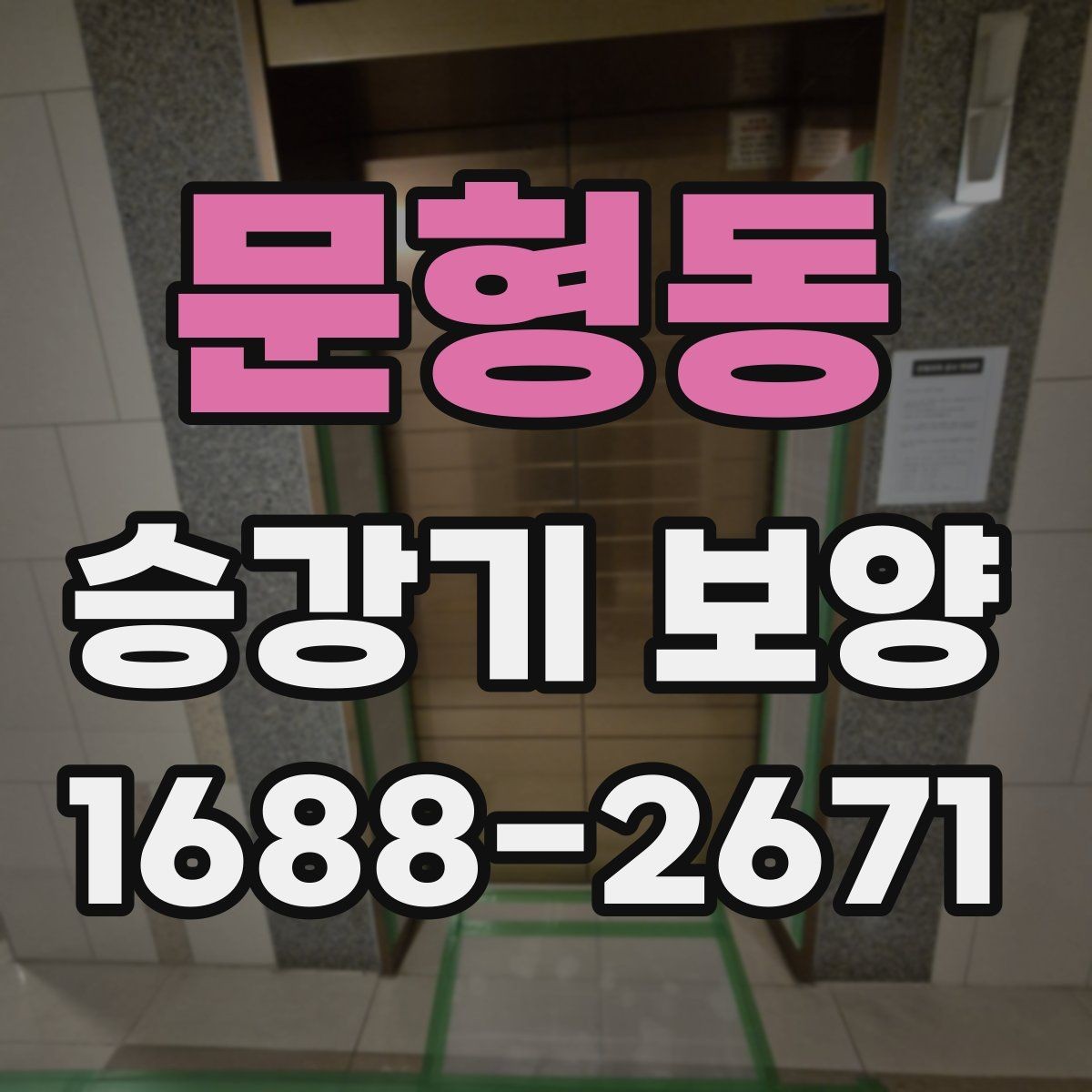 문형동 승강기 보양 비용은 무엇으로 달라질까