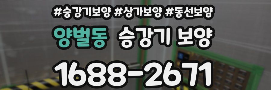양벌동 승강기 보양