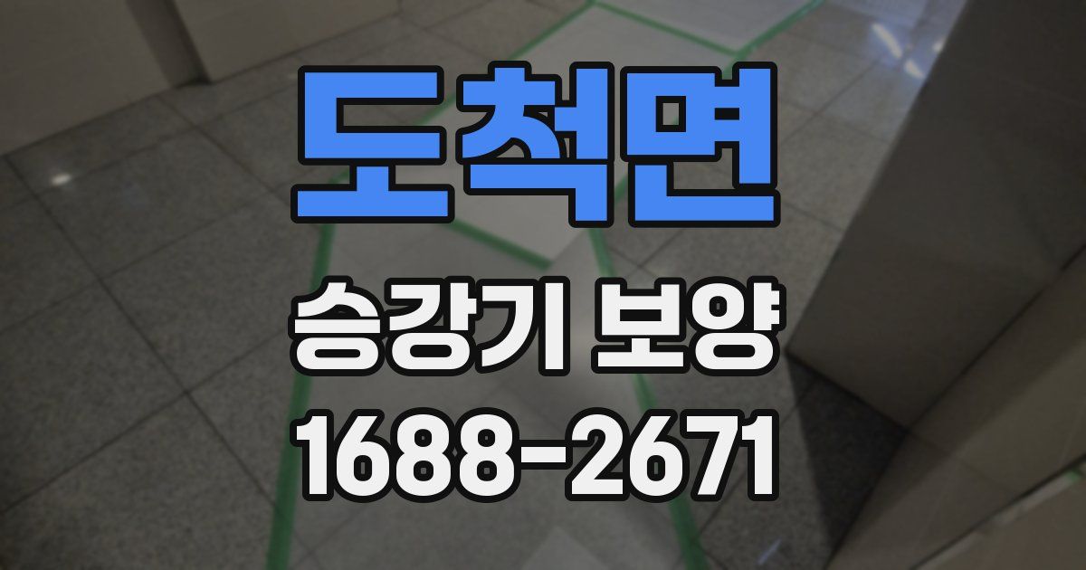 도척면 승강기 보양
