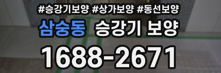 삼숭동 승강기 보양