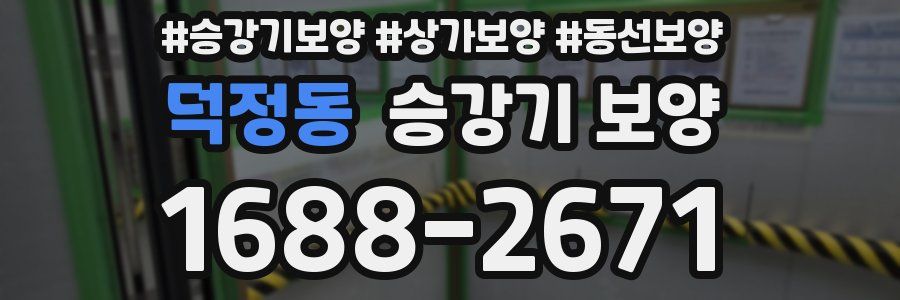 덕정동 승강기 보양