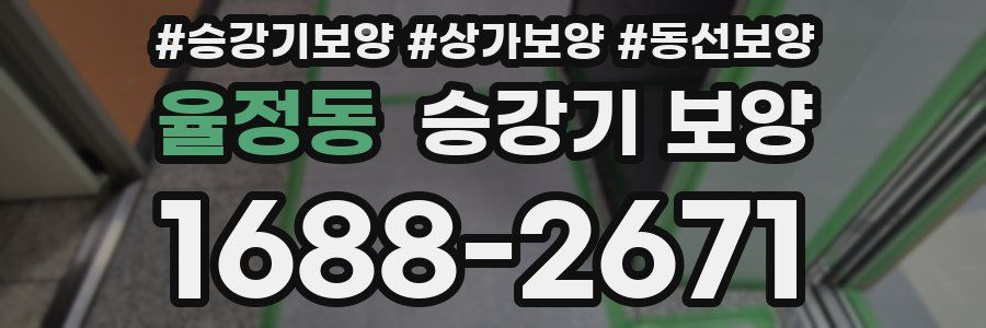 율정동 승강기 보양