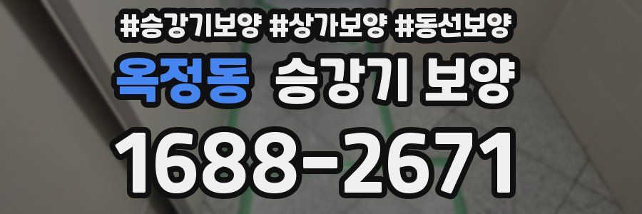 옥정동 승강기 보양