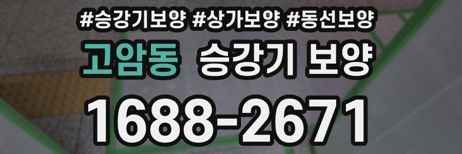고암동 승강기 보양