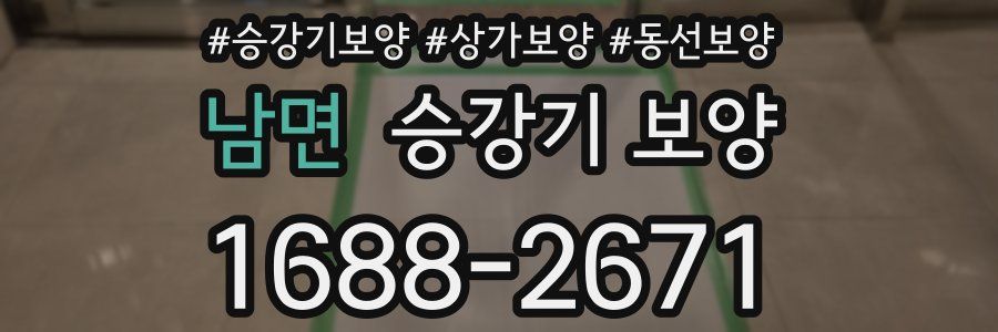 남면 승강기 보양