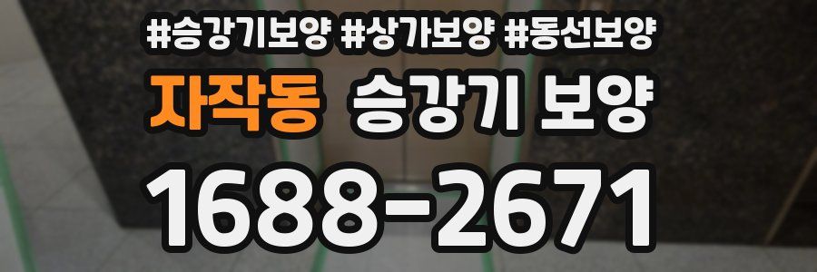 자작동 승강기 보양