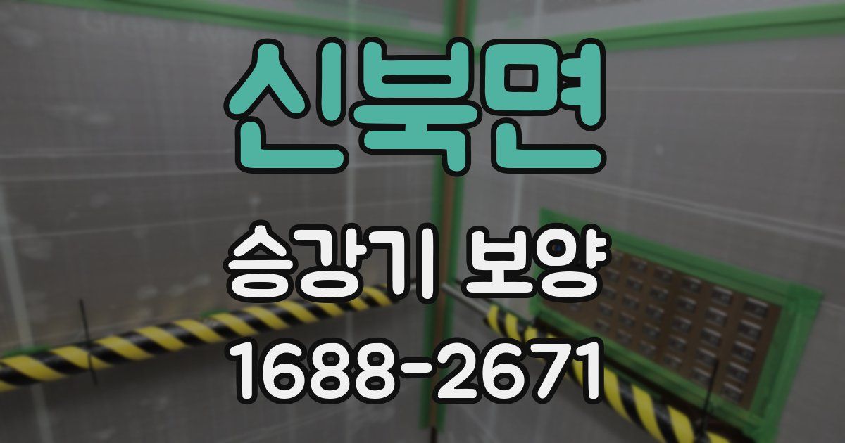 신북면 승강기 보양