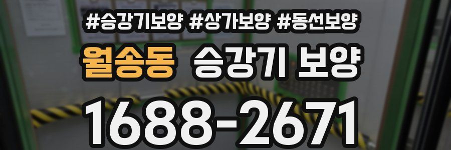 월송동 승강기 보양