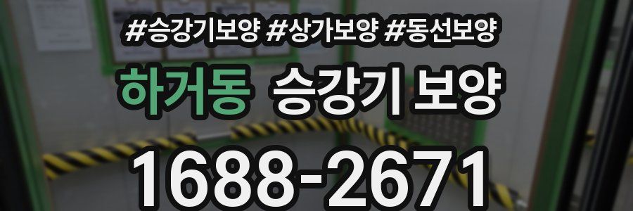 하거동 승강기 보양