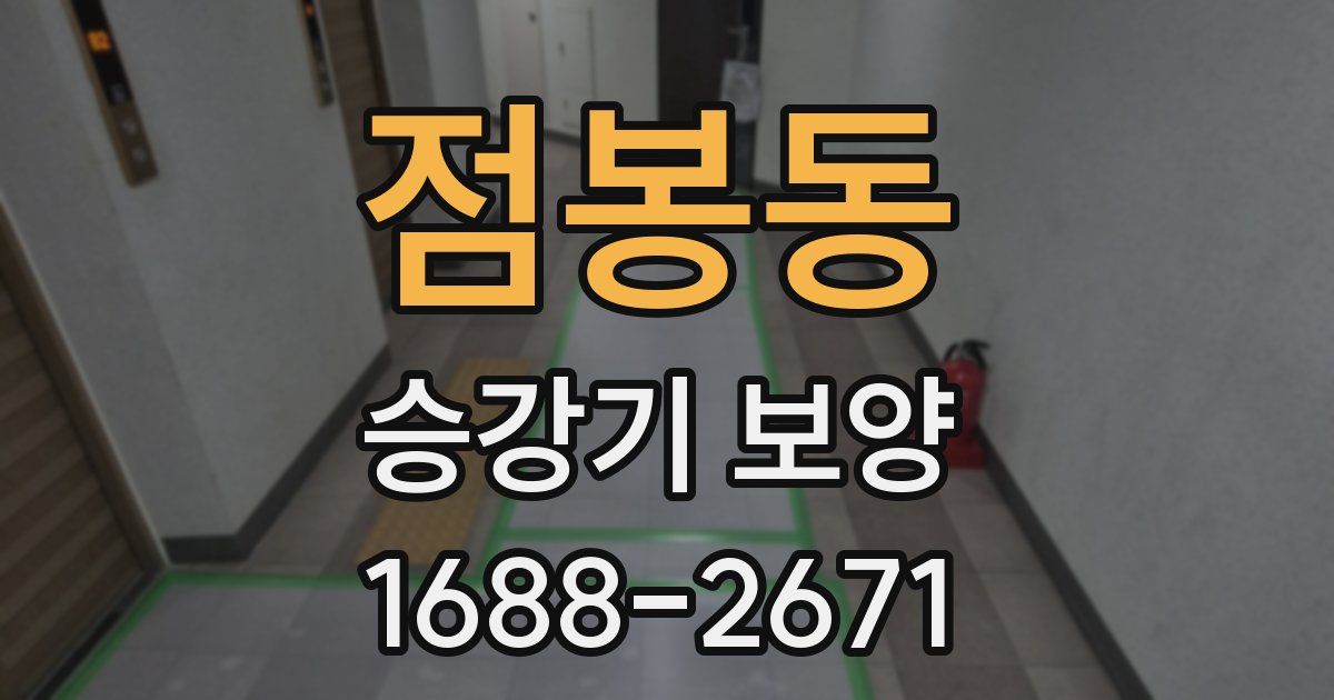 점봉동 승강기 보양