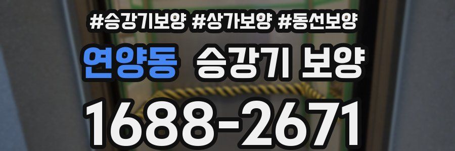 연양동 승강기 보양