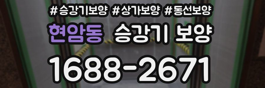 현암동 승강기 보양