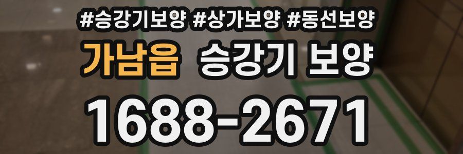 가남읍 승강기 보양