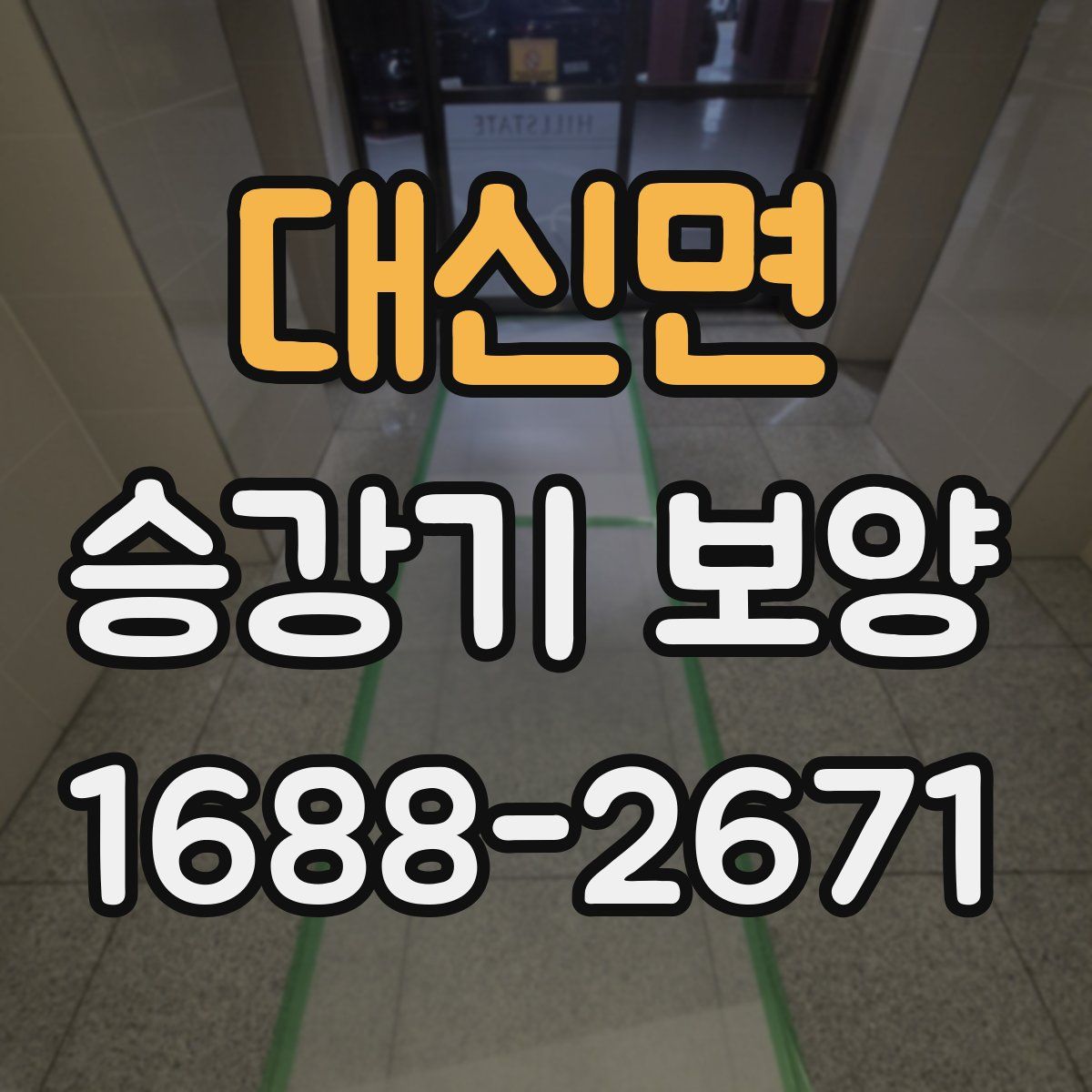 대신면 승강기 보양