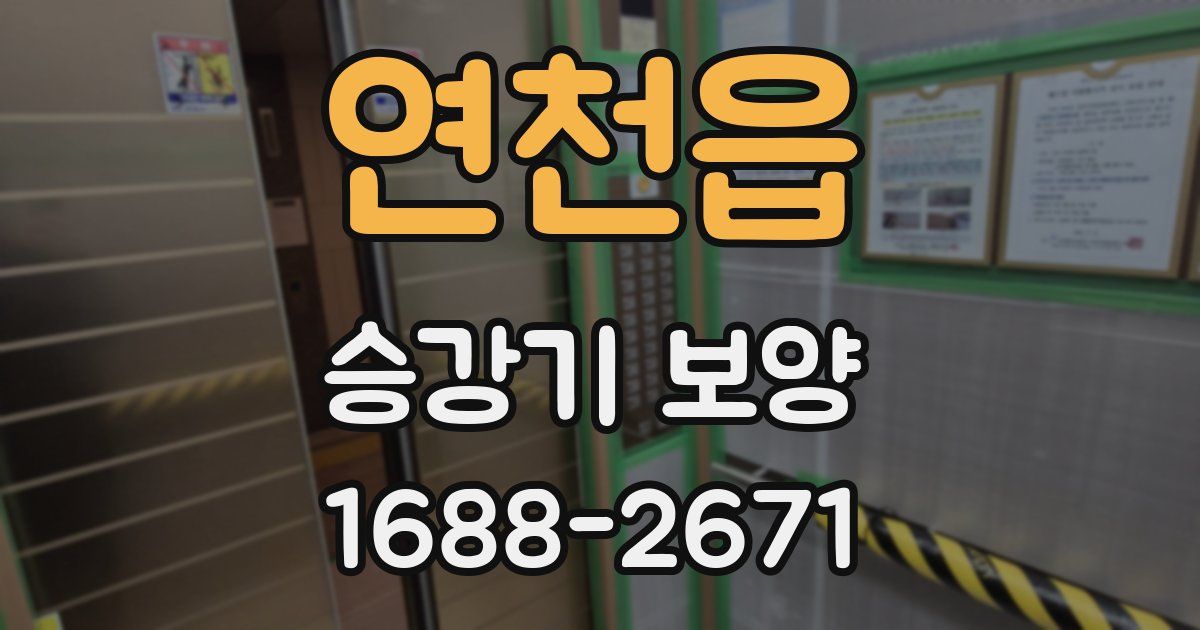 연천읍 승강기 보양