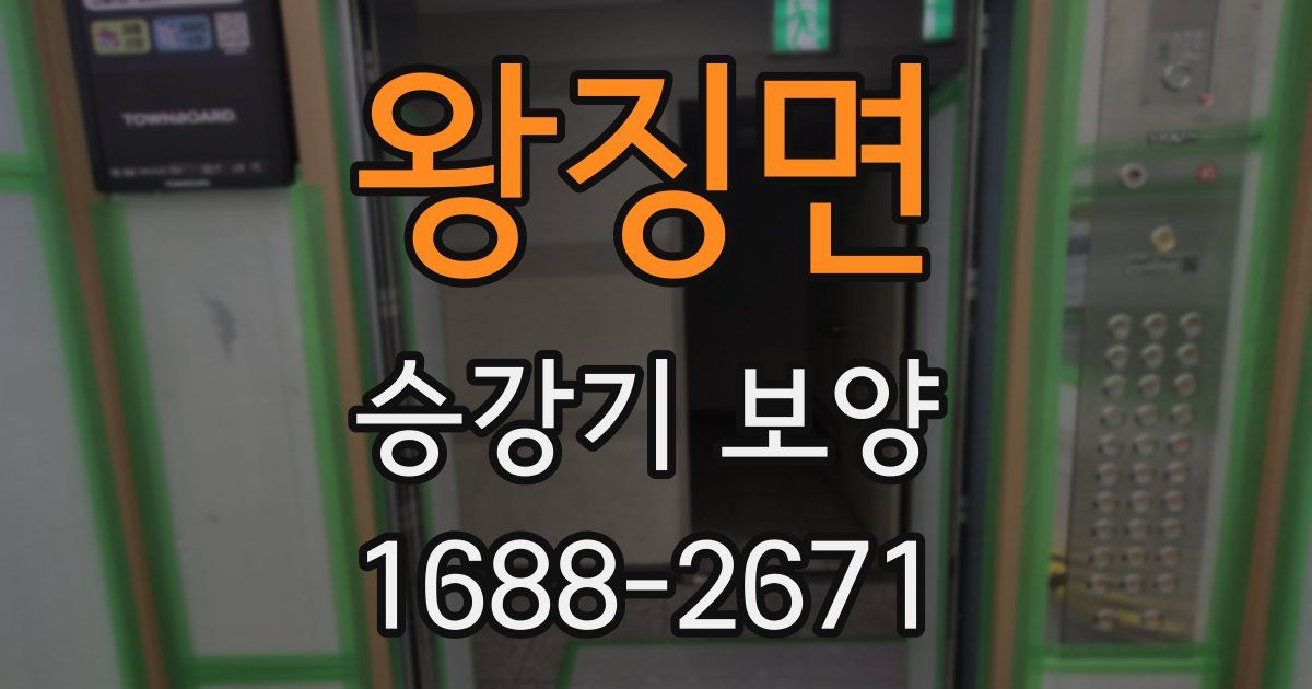 왕징면 승강기 보양