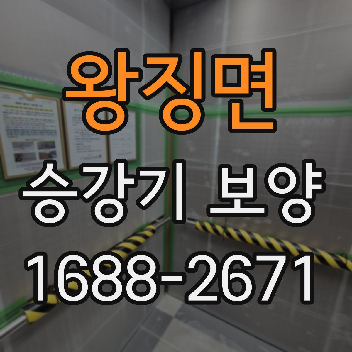 왕징면 승강기 보양