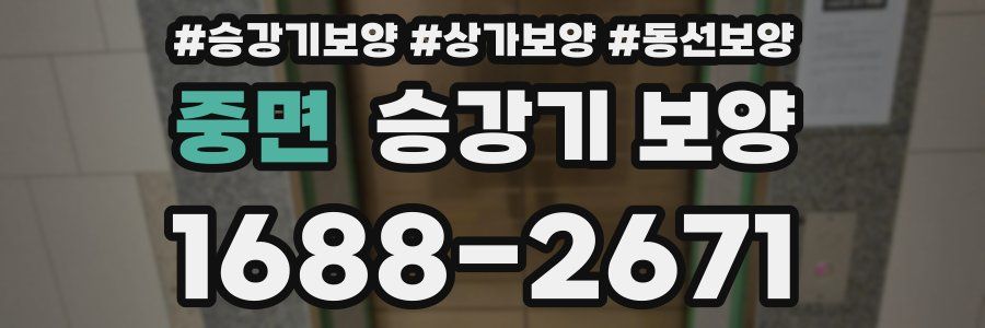 중면 승강기 보양