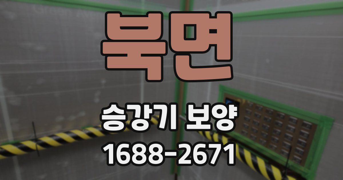 북면 승강기 보양
