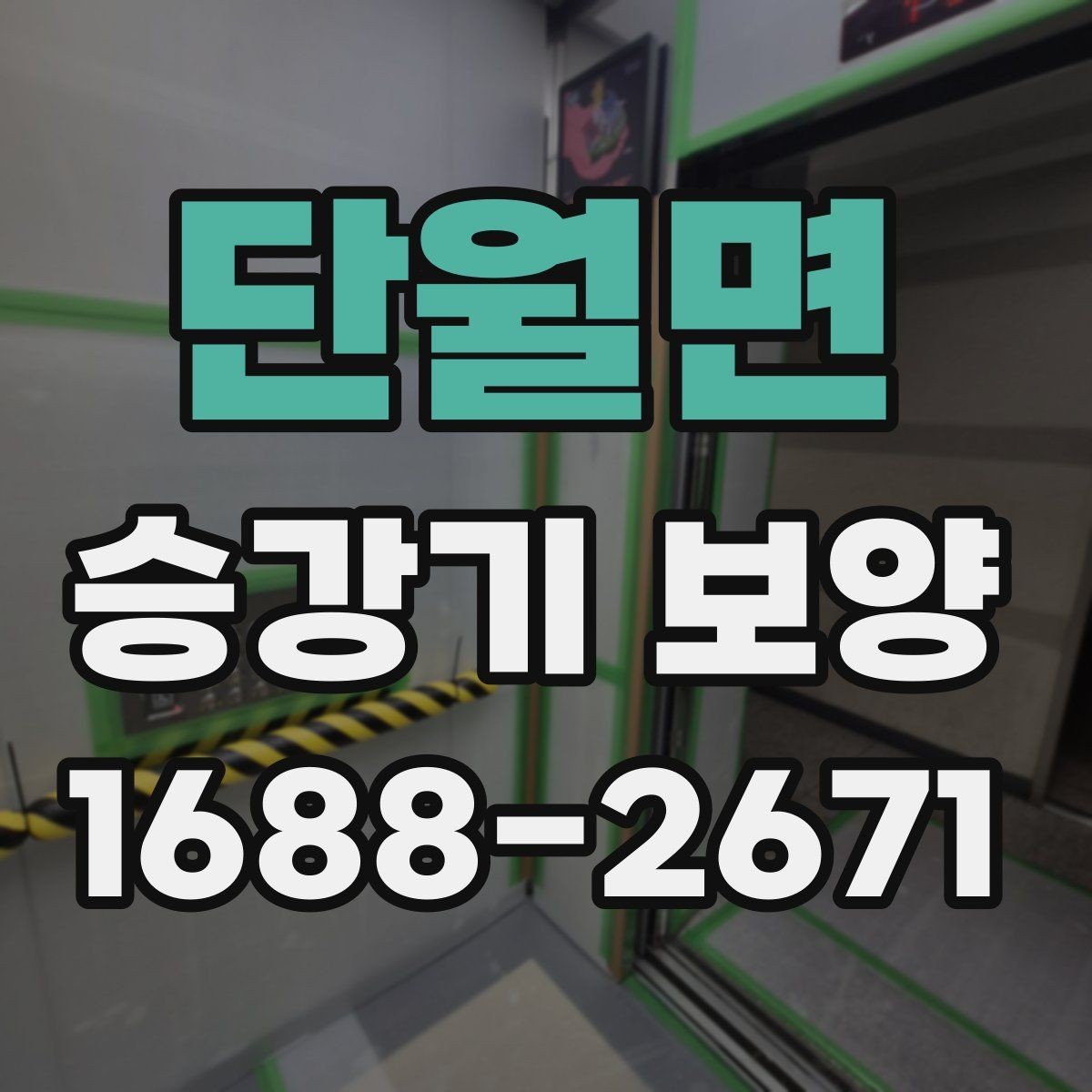 단월면 승강기 보양 현장마다 다른 보호 방식