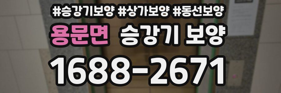 용문면 승강기 보양