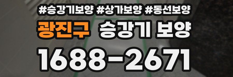 광진구 승강기 보양