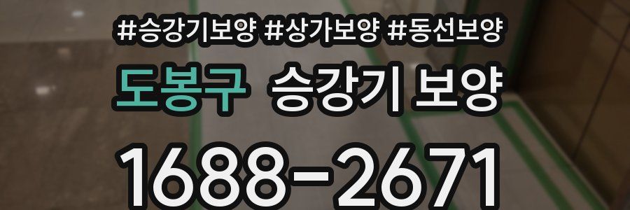 도봉구 승강기 보양