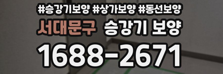 서대문구 승강기 보양