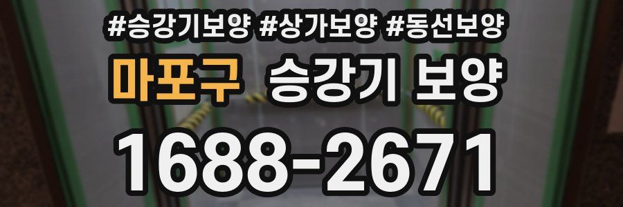 마포구 승강기 보양