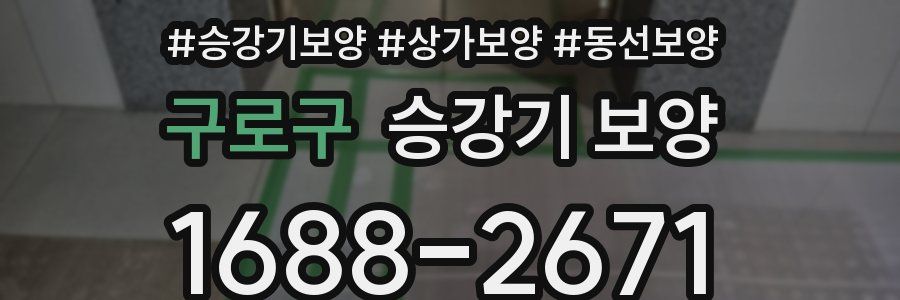 구로구 승강기 보양