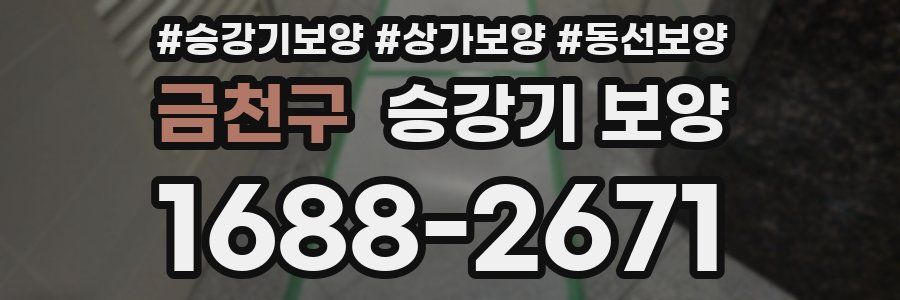 금천구 승강기 보양